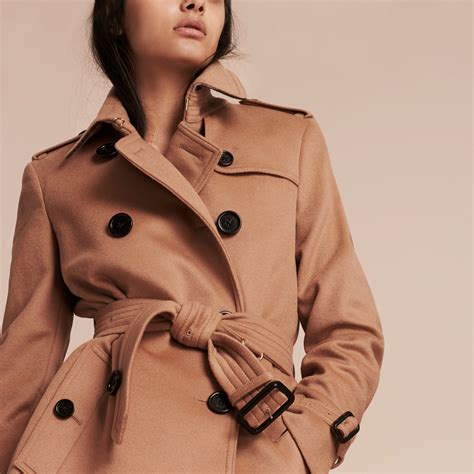 burberry camel coat womens